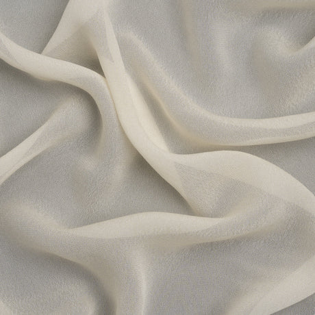 Famous Australian Designer Cream Viscose Georgette