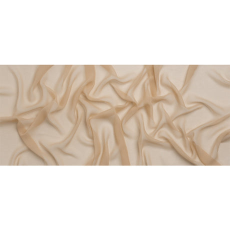 Famous Australian Designer Buff Silk Georgette