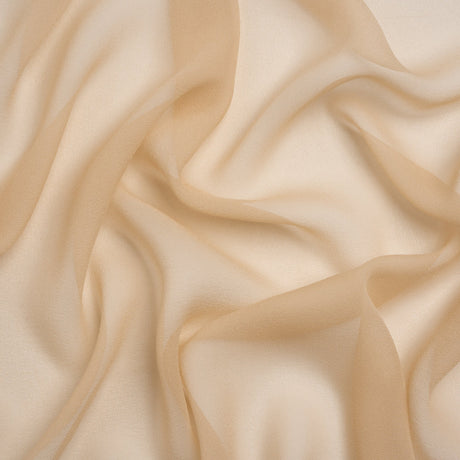 Famous Australian Designer Buff Silk Georgette