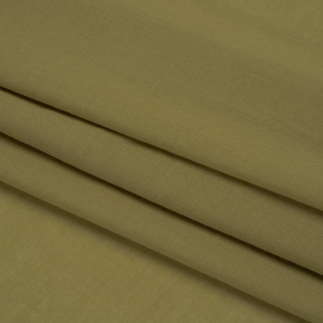 Famous Australian Designer Green Olive Cotton Voile