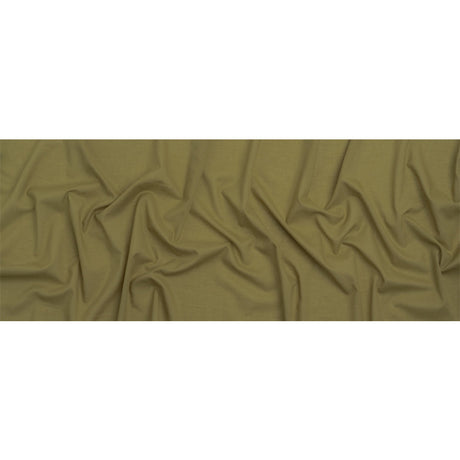 Famous Australian Designer Green Olive Cotton Voile