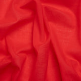 Famous Australian Designer Hot Coral Cotton Voile