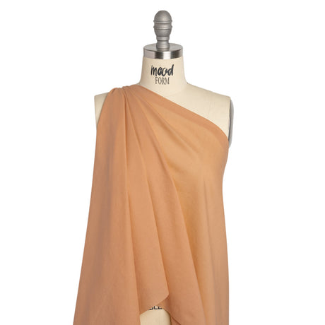 Famous Australian Designer Dusty Peach Cotton Voile