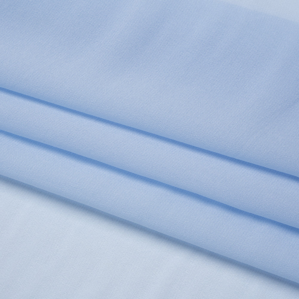 Famous Australian Designer Pale Blue Viscose Georgette
