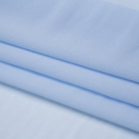 Famous Australian Designer Pale Blue Viscose Georgette