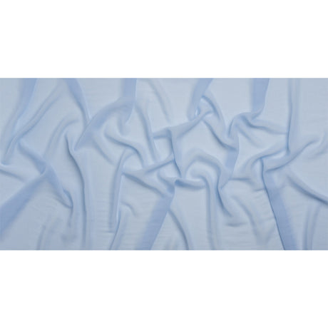 Famous Australian Designer Pale Blue Viscose Georgette