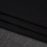 Famous Australian Designer Black Viscose Georgette