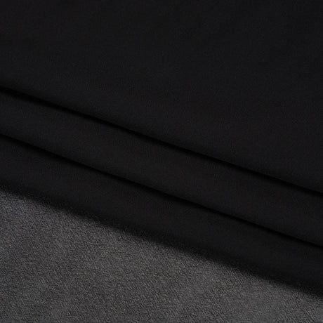 Famous Australian Designer Black Viscose Georgette
