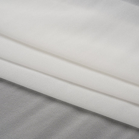 Famous Australian Designer White Viscose Georgette