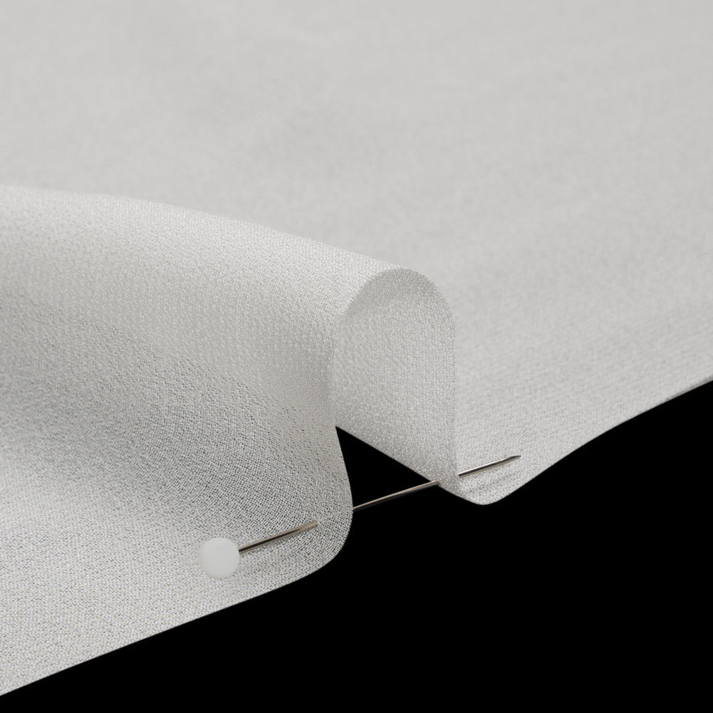Famous Australian Designer White Viscose Georgette