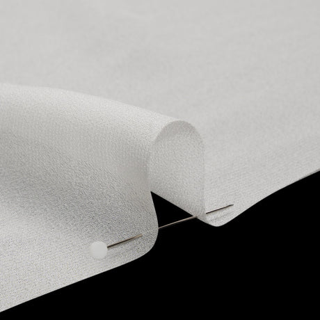 Famous Australian Designer White Viscose Georgette