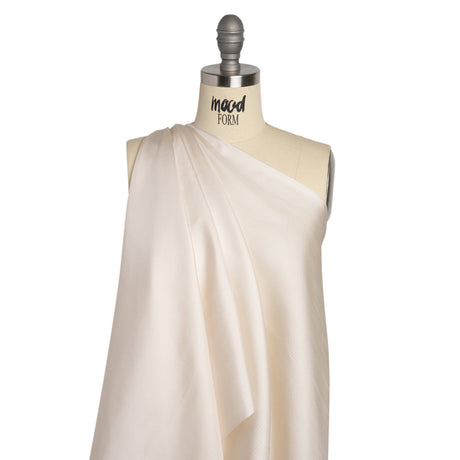 Famous Australian Designer Off White Silk Twill