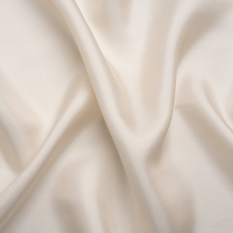 Famous Australian Designer Off White Silk Twill