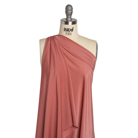 Famous Australian Designer Dark Rose Stretch Polyester Jersey