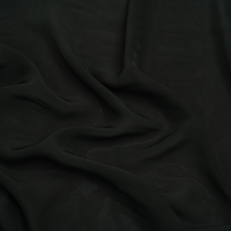 Famous Australian Designer Dark Green Viscose Woven