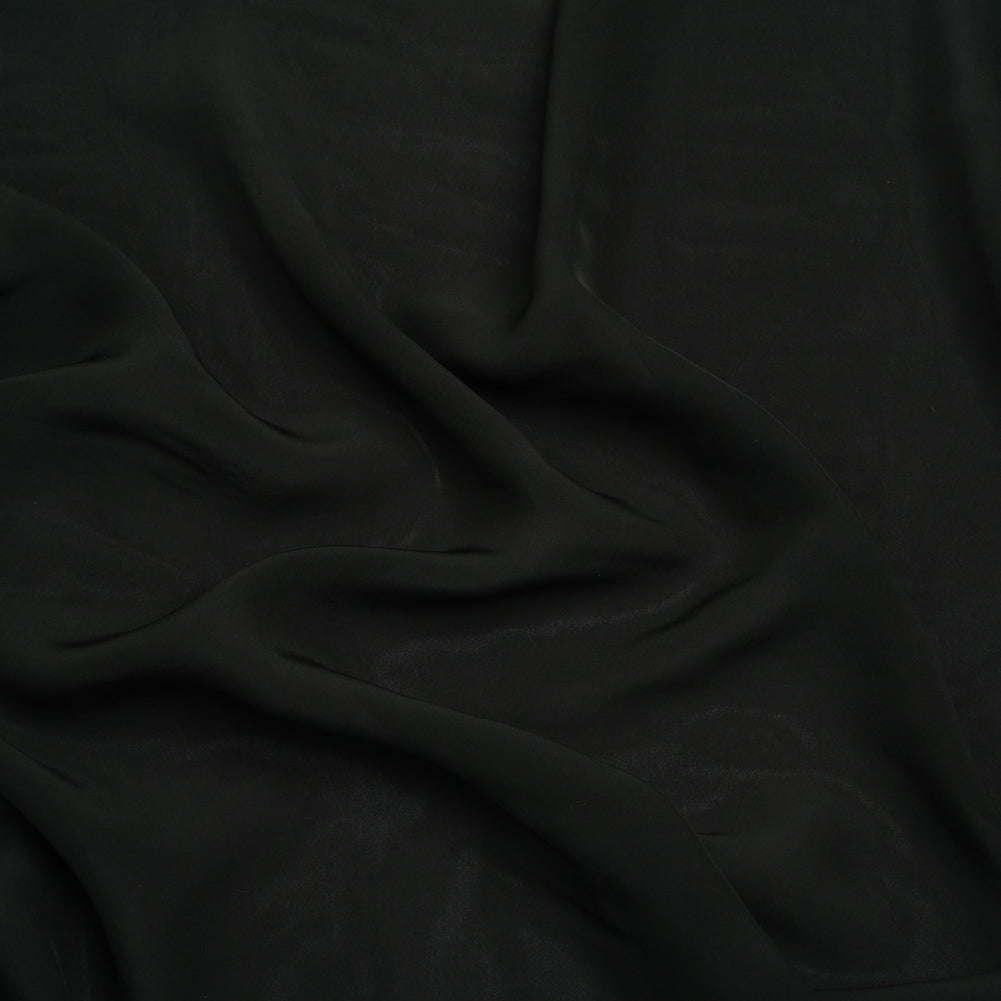 Famous Australian Designer Dark Green Viscose Woven