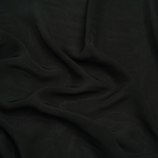 Famous Australian Designer Dark Green Viscose Woven