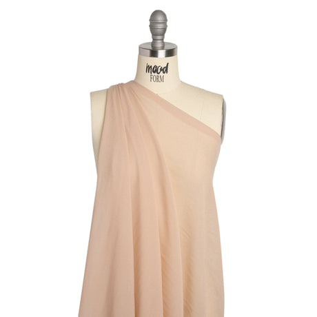 Famous Australian Designer Nude Viscose Georgette
