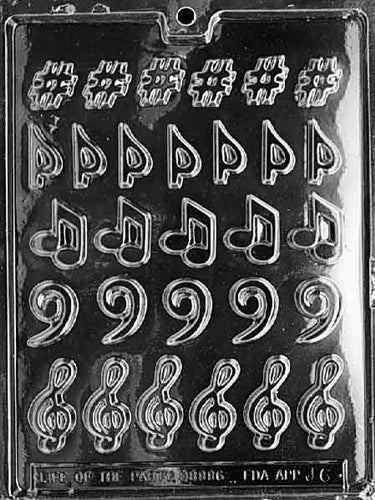 Music, Music, Music Chocolate Mold - LPJ006