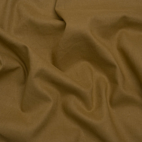 Famous Australian Designer Khaki Linen and Cotton Woven