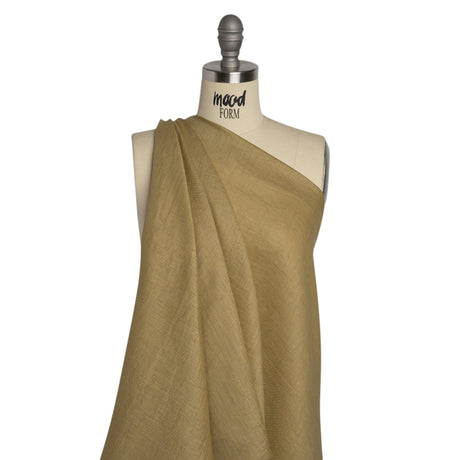 Famous Australian Designer Light Olive Lightweight Linen Woven