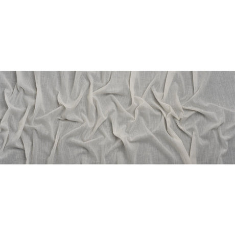 Famous Australian Designer White Crinkled Cotton and Linen Gauze