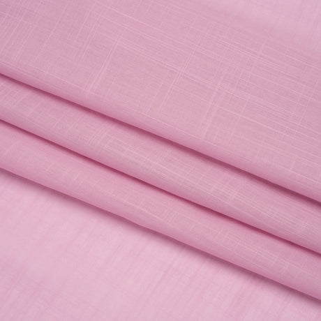 Famous Australian Designer Orchid Slubbed Cotton Voile