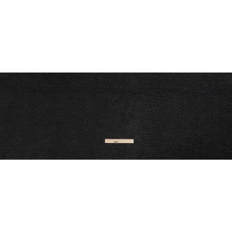 Famous Australian Designer Black Swiss Dot Gridded Cotton Woven