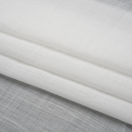Famous Australian Designer White Lightweight Ramie Woven