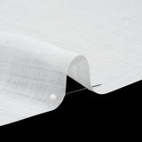 Famous Australian Designer White Lightweight Ramie Woven
