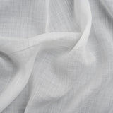 Famous Australian Designer White Lightweight Ramie Woven