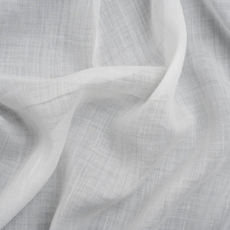 Famous Australian Designer White Lightweight Ramie Woven