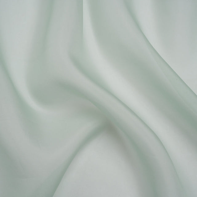 Famous Australian Designer Seafoam Silk Organza