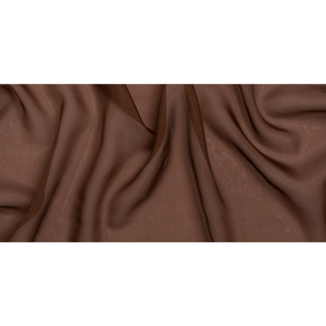 Famous Australian Designer Chocolate Silk Organza