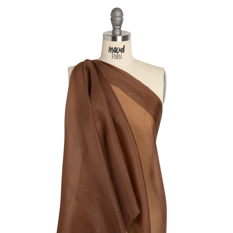 Famous Australian Designer Chocolate Silk Organza