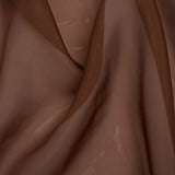 Famous Australian Designer Chocolate Silk Organza