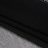 Famous Australian Designer Black Crinkled Silk Chiffon