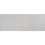 Famous Australian Designer Black and White Burnout Satin Polka Dots Polyester Chiffon