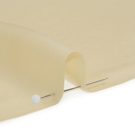 Famous Australian Designer Champagne Lightweight Silk Satin