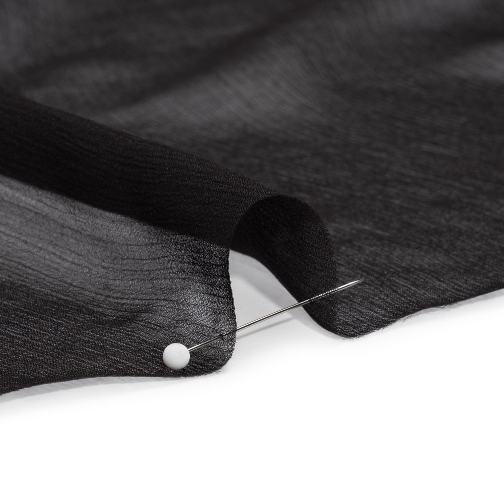 Famous Australian Designer Soil Crinkled Silk Chiffon