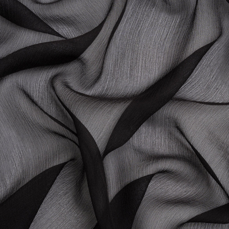 Famous Australian Designer Soil Crinkled Silk Chiffon