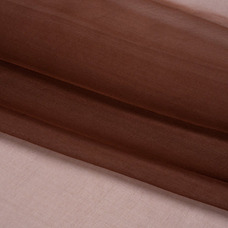 Famous Australian Designer Chocolate Lightweight Silk Organza