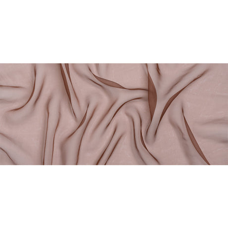 Famous Australian Designer Chocolate Lightweight Silk Organza