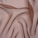 Famous Australian Designer Chocolate Lightweight Silk Organza