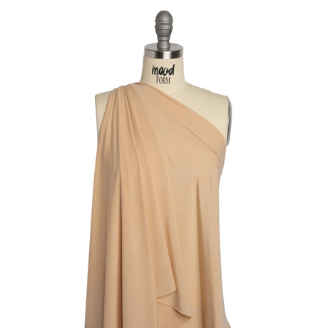 Famous Australian Designer Nude Stretch Polyester Jersey