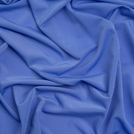 Famous Australian Designer French Blue Stretch Polyester Jersey