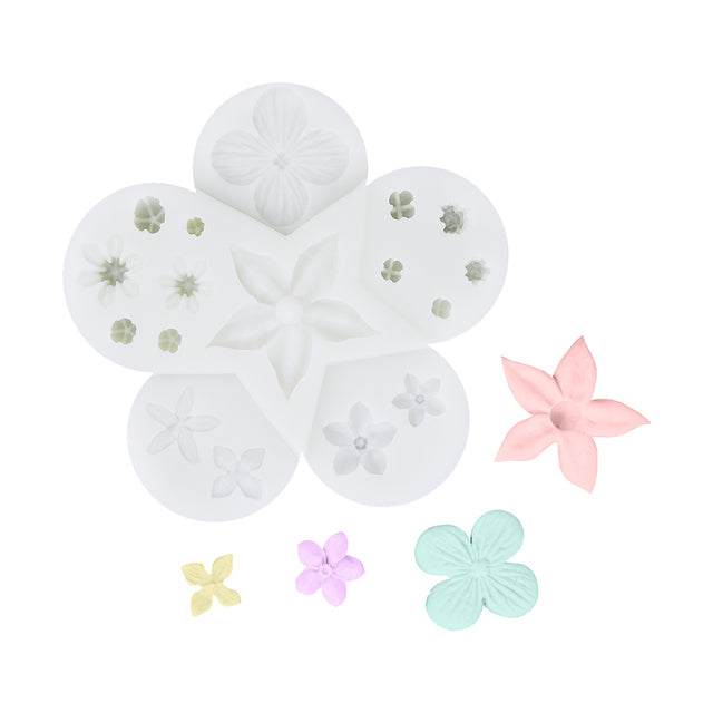 O'Creme Silicone Filler Flowers Fondant Mold
