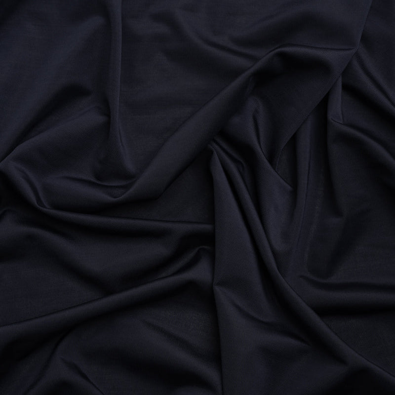 Famous Australian Designer Midnight Navy Stretch Polyester Jersey