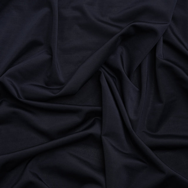 Famous Australian Designer Midnight Navy Stretch Polyester Jersey