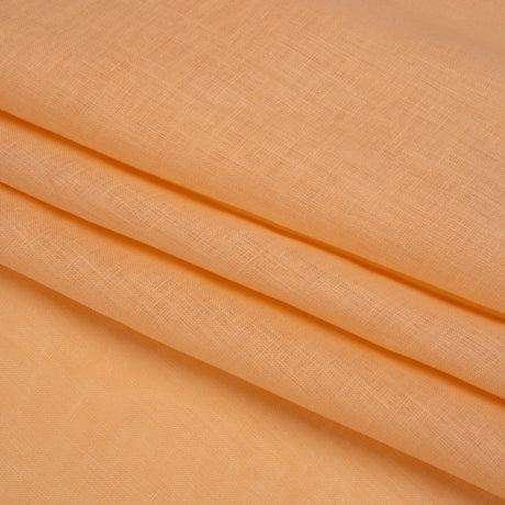 Famous Australian Designer Creamsicle Lightweight Linen Woven